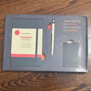 Moleskine Gray Voyageur Notebook Set